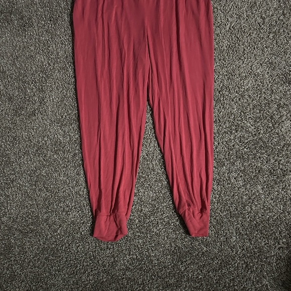 Old Navy Maternity Pull on Pastel Red Pants size medium - Picture 4 of 6